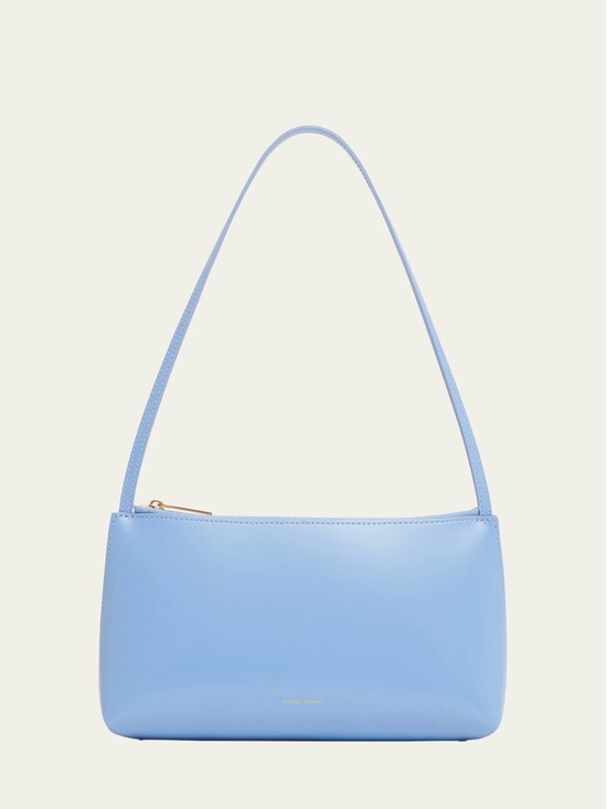 Mansur Gavriel Handbags - Mansur Gavriel Light Blue Leather Shoulder Bag